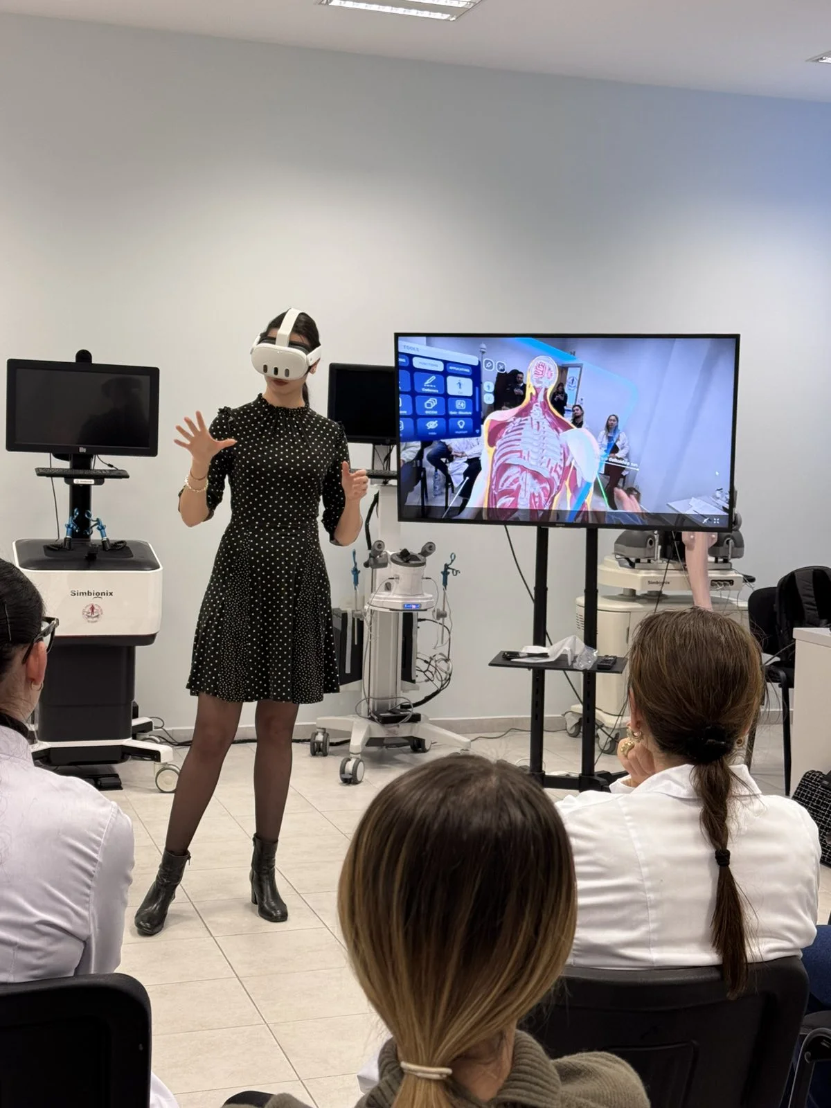 Презентация на VR анатомия в МУ Пловдив